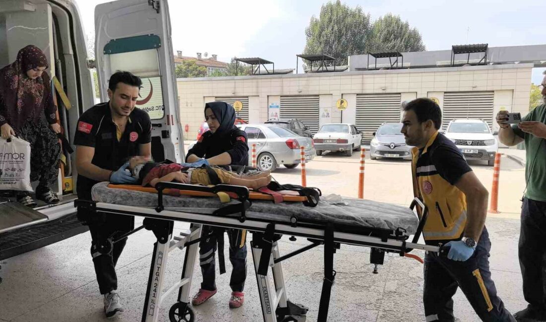 BURSA'NIN İNEGÖL İLÇESİNDE 2. KATIN PENCERESİNDEN DÜŞEN 2 YAŞINDAKİ ÇOCUK