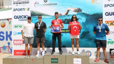 BURSALI JANDARMA ASTSUBAY MURAT KÖSLE, İSTANBUL’DA DÜZENLENEN YÜZME YARIŞMASINDA 2