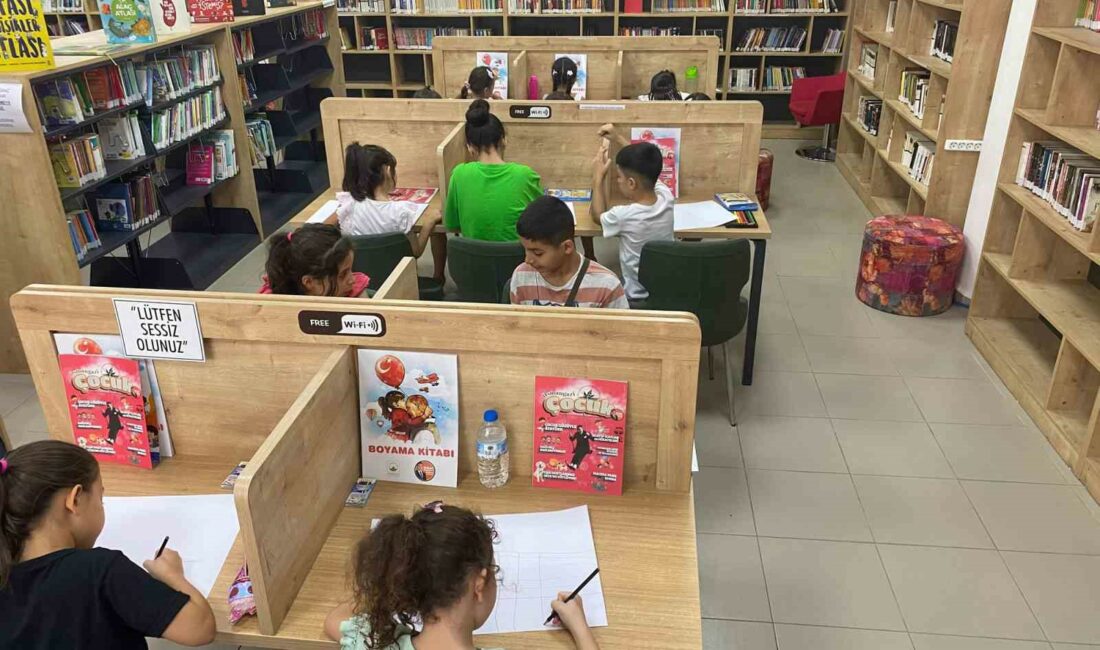 OSMANGAZİ BELEDİYESİ TARAFINDAN DEMİRTAŞ KÜTÜPHANESİ’NDE DÜZENLENEN ‘ÇOCUK GÖZÜNDEN KÜTÜPHANE’ ETKİNLİĞİNE