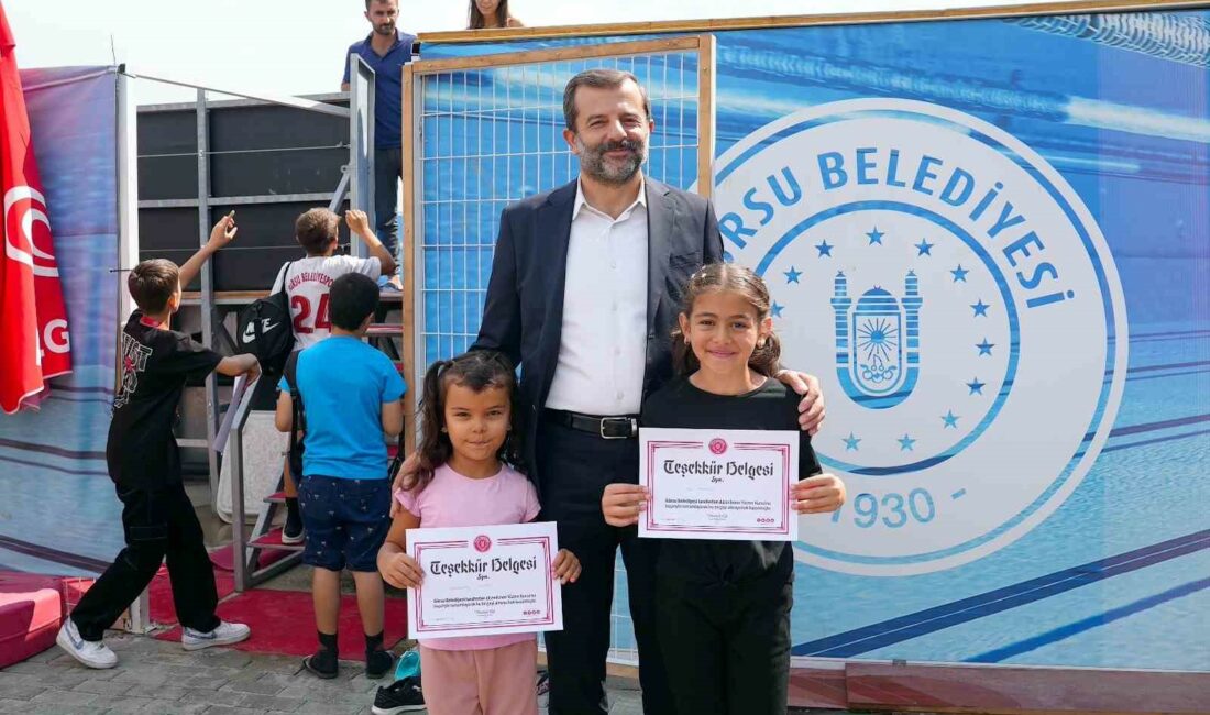 Gürsu’da yüzlerce çocuk yüzmeyi öğrendi GENÇLİK VE SPOR BAKANLIĞI ÖNCÜLÜĞÜNDE 81 İLDE BAŞLATILAN “YÜZME BİLMEYEN