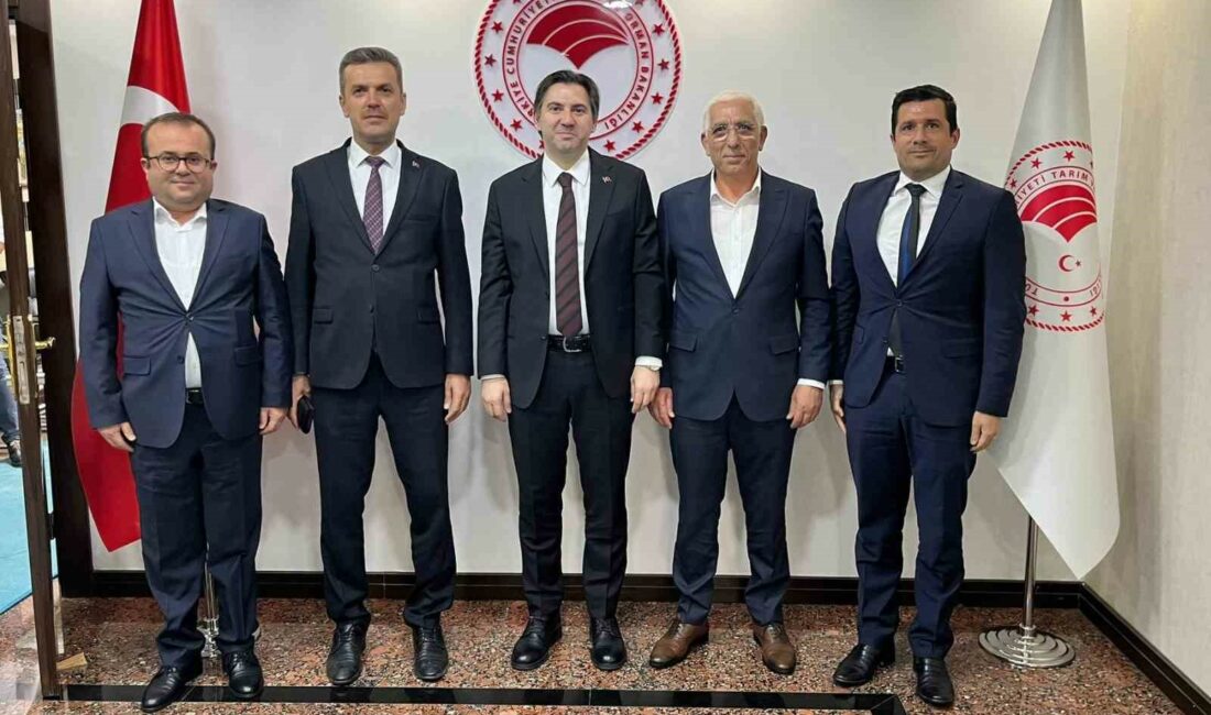 Hasat öncesi Tarım ve Orman Bakanlığı’nda önemli görüşme MARMARABİRLİK YÖNETİM KURULU BAŞKANI HİDAMET ASA, YAKLAŞAN HASAT SEZONU ÖNCESİ