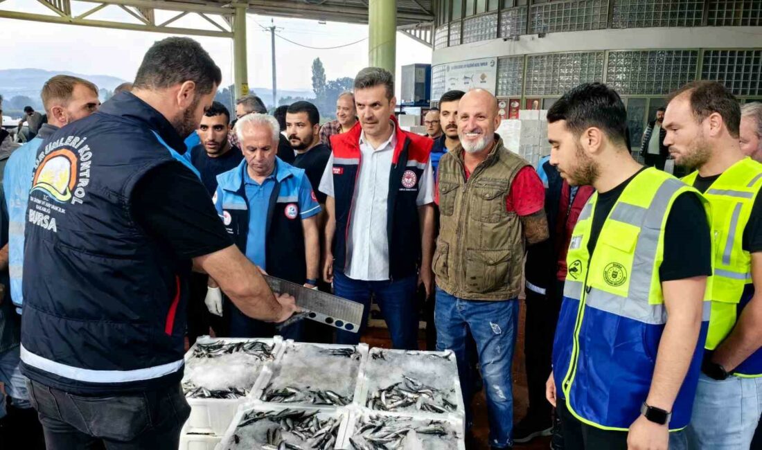 Kaçak balık avına geçit yok BURSA BÜYÜKŞEHİR BELEDİYESİ İŞTİRAKİ TARIM PEYZAJ A.Ş. SU ÜRÜNLERİ BİRİMİ