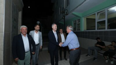 İNEGÖL BELEDİYESİ, MEVLİD KANDİLİ NEDENİYLE YATSI NAMAZI SONRASI YEŞİL CAMİDE