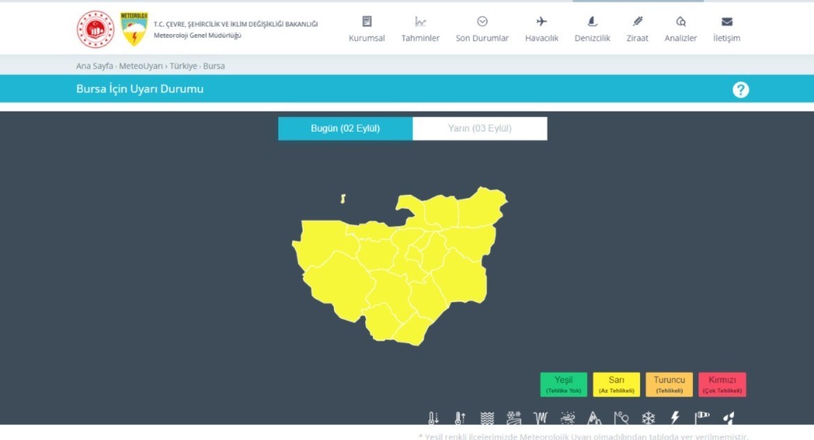 BURSA İÇİN SON DAKİKA UYARISI