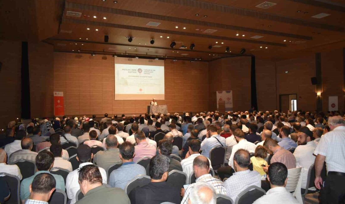 Mevlid-i Nebi konferansı yoğun ilgi gördü BURSA İL MÜFTÜLÜĞÜ TARAFINDAN SİNAN DURMAZ KONFERANS SALONUNDA MEVLİD-İ NEBİ