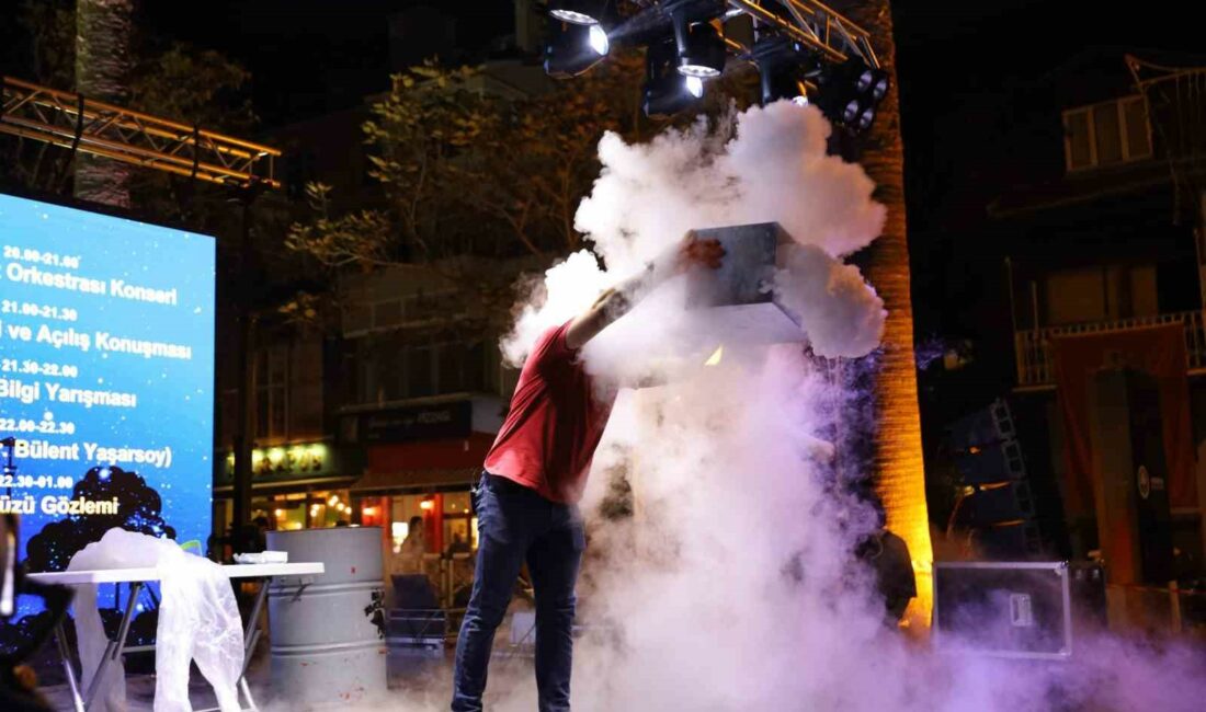 Mudanya’da bilim dolu gece BURSA BÜYÜKŞEHİR BELEDİYESİ TARAFINDAN BİLİMİ DAHA ULAŞILIR HALE GETİRMEK VE