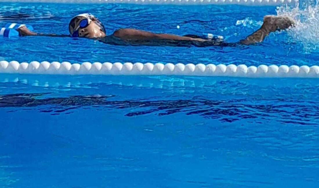 MUDANYA YÜZME HAVUZUNDAN 1100 ÇOCUK YARARLANDI