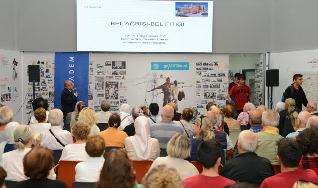 Nilüfer Belediyesi’nin düzenlediği Sağlık Buluşmaları’nda bel sağlığı konuşuldu NİLÜFER BELEDİYESİ'NİN DÜZENLEDİĞİ SAĞLIK BULUŞMALARI’NDA BEL SAĞLIĞI KONUŞULDU