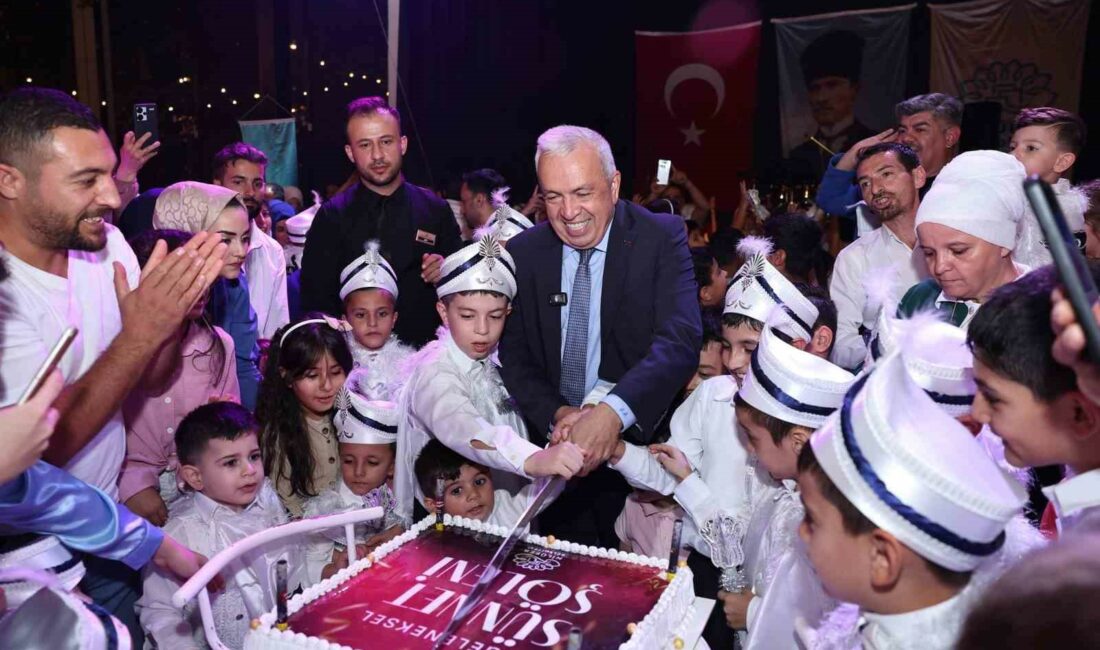 Nilüfer Belediyesi’nin Sünnet Şöleni 230 çocuğu buluşturdu NİLÜFER BELEDİYESİ’NİN GELENEKSEL SÜNNET ŞÖLENİNİN 20’NCİSİ RENKLİ GÖRÜNTÜLERLE GERÇEKLEŞTİ. NİLÜFER