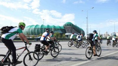 'YEŞİLE PEDALLA, YENİDEN YEŞİLE PEDALLA' TEMASIYLA 16’INCISI DÜZENLENEN 'TOPHANE-NİLÜFER-MUDANYA BİSİKLET