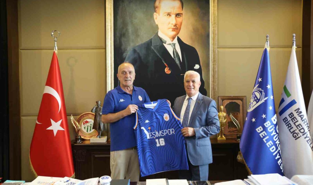 YEŞİM SPOR KULÜBÜ BAŞANTRENÖRÜ CEM ÇAĞAL, BURSA BÜYÜKŞEHİR BELEDİYE BAŞKANI