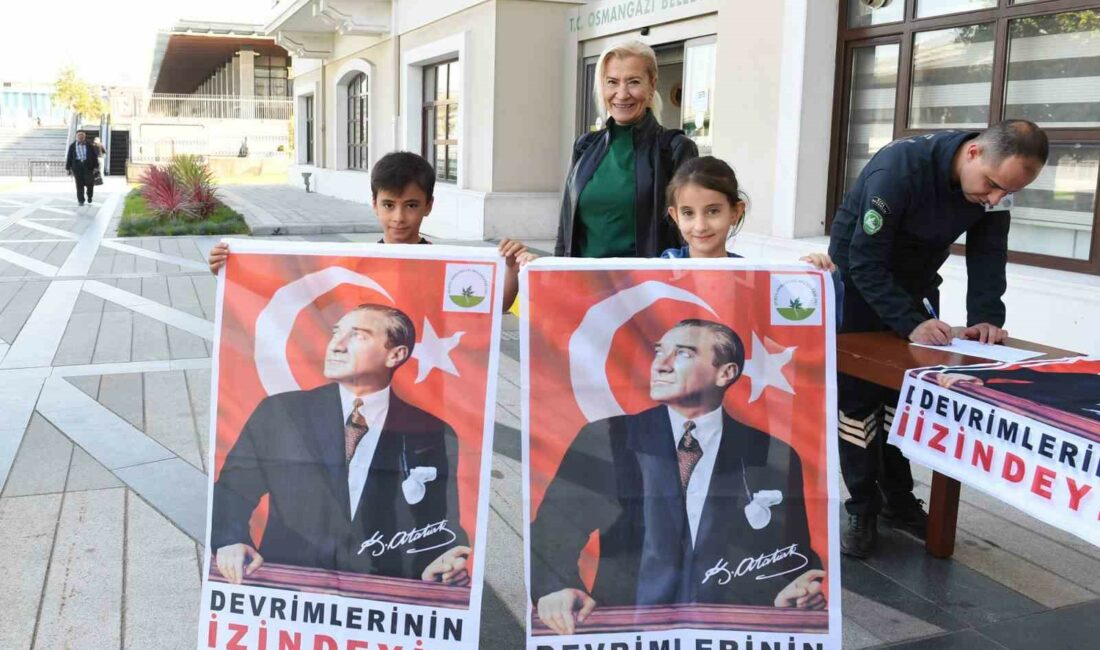 OSMANGAZİ BELEDİYESİ, 29 EKİM CUMHURİYET BAYRAMI’NI VATANDAŞLARIN COŞKUYLA KUTLAMASI İÇİN