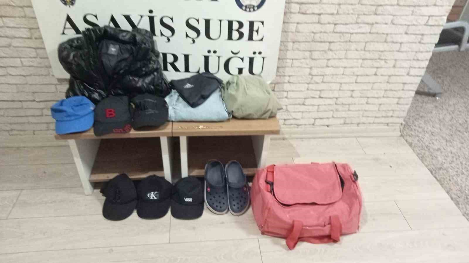 53 SUÇ KAYDI BULUNAN ŞÜPHELİYİ ÇALDIĞI AYAKKABI YAKALATTI