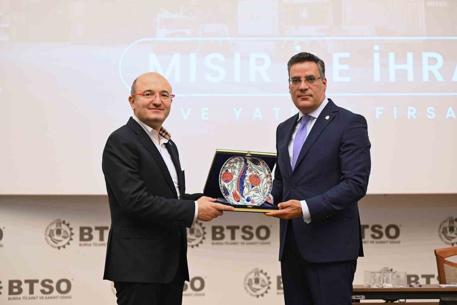 BURSA TİCARET VE SANAYİ ODASI (BTSO) EV SAHİPLİĞİNDE, “MISIR İLE