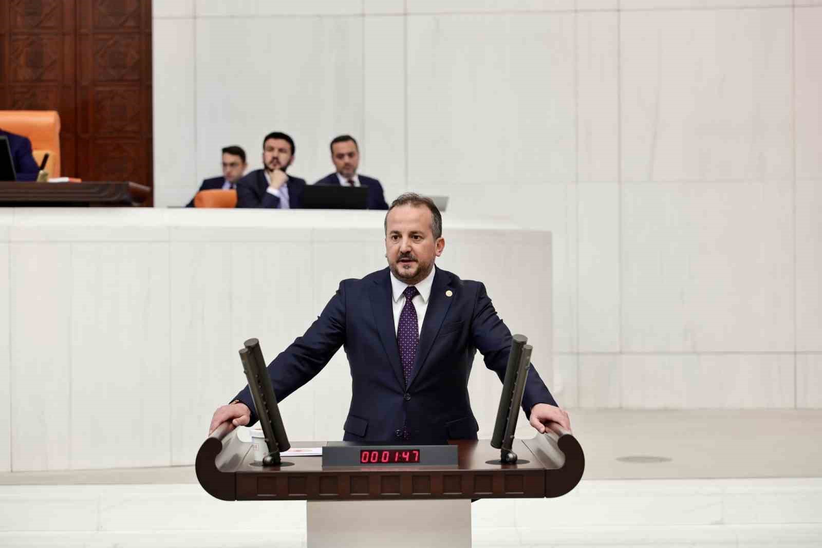 AK PARTİ BURSA MİLLETVEKİLİ REFİK ÖZEN TBMM’DE YAPTIĞI KONUŞMADA BURSA’DA