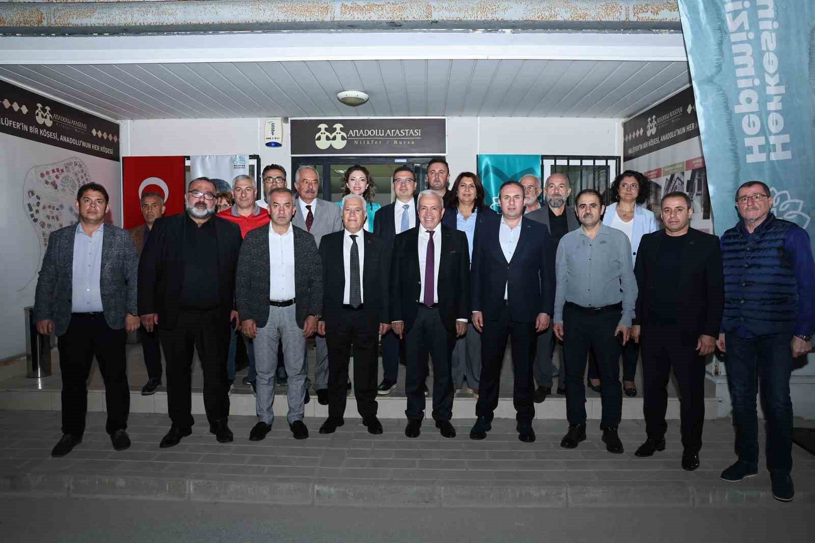 NİLÜFER BELEDİYE BAŞKANI ŞADİ ÖZDEMİR, ANADOLU ARASTASI’NI BURSA BÜYÜKŞEHİR BELEDİYESİ