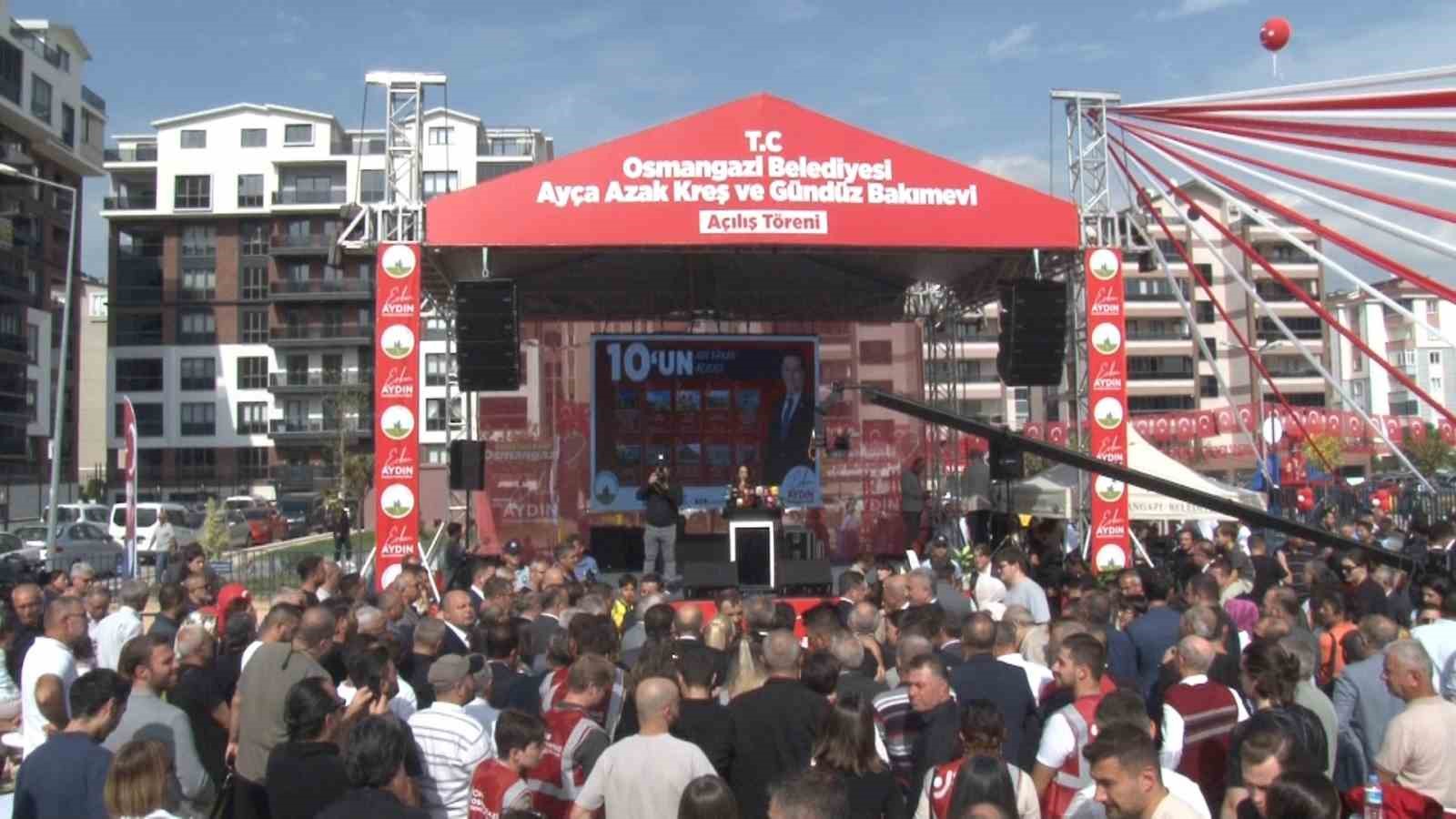 OSMANGAZİ BELEDİYE BAŞKANI ERKAN AYDIN, SEÇİMDEN ÖNCE VERDİĞİ SÖZLERİ YERİNE