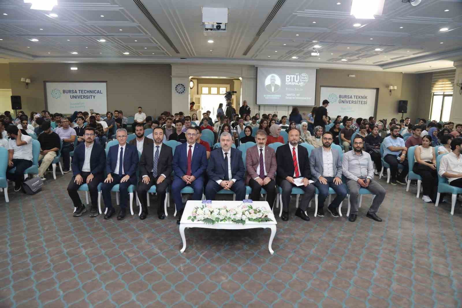 BTÜ KONUŞMALARININ KONUĞU OLAN SANAYİ VE TEKNOLOJİ BAKAN YARDIMCISI DR.