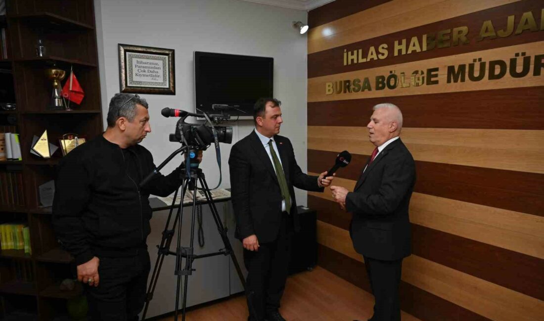 Başkan Bozbey: “Stratejik planın reddedilmesi hukuki değil” BURSA BÜYÜKŞEHİR BELEDİYE BAŞKANI MUSTAFA BOZBEY İHA BURSA BÖLGE MÜDÜRLÜĞÜ'NÜ