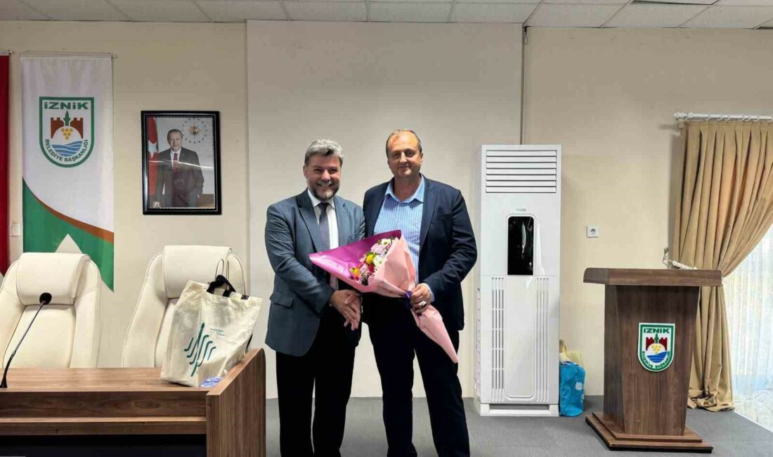 İZNİK BELEDİYE BAŞKANI KAĞAN MEHMET USTA, YUNANİSTAN’DAN GELEN HEYET İLE