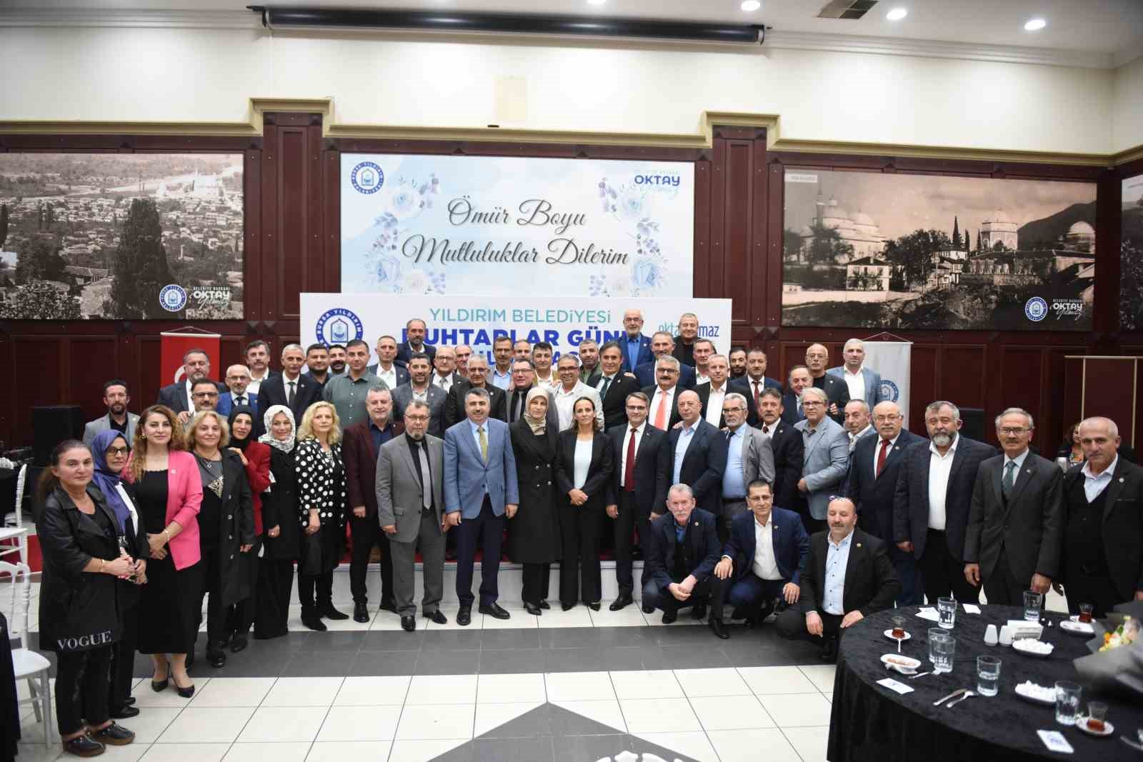 BAŞKAN YILMAZ, MUHTARLA BULUŞTU