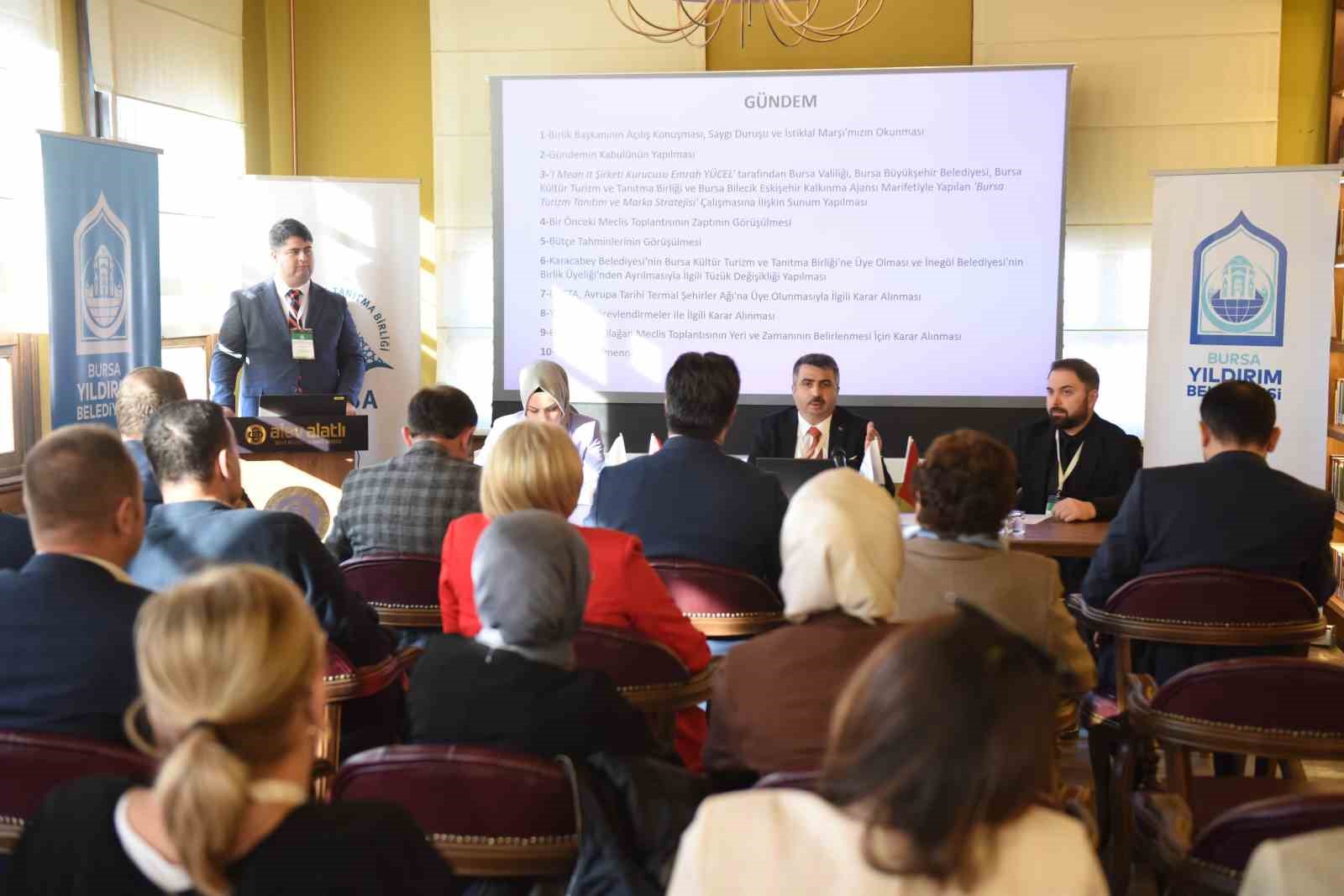 BURSA KÜLTÜR TURİZM VE TANITMA BİRLİĞİ VE YILDIRIM BELEDİYE BAŞKANI