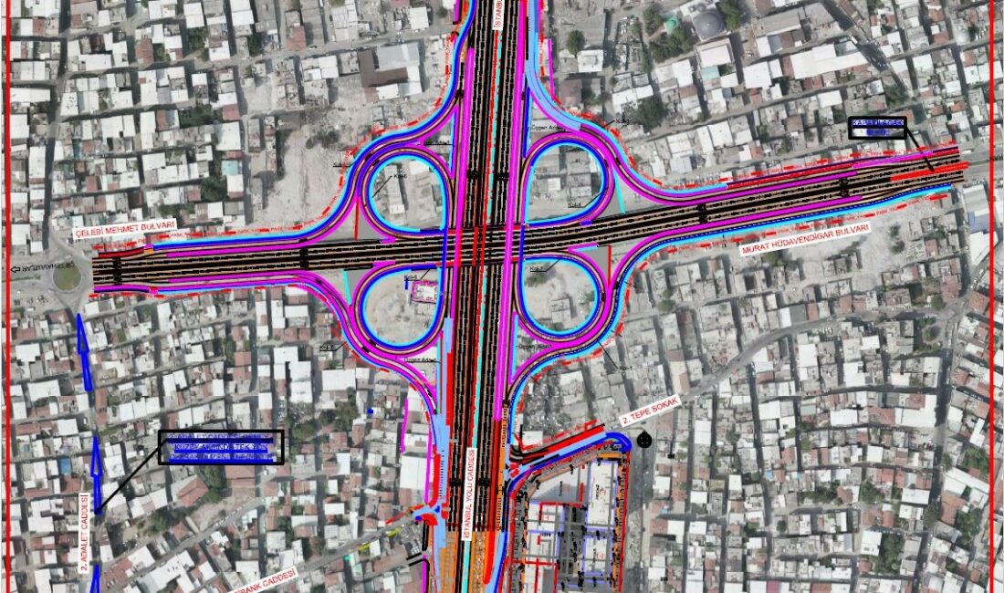 BURSA BÜYÜKŞEHİR BELEDİYESİ, BEŞYOL KÖPRÜLÜ KAVŞAĞI İNŞAAT ÇALIŞMALARI KAPSAMINDA HALİ