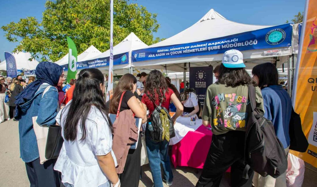 Bursa’da üniversiteli gençlere sıcak karşılama BURSA BÜYÜKŞEHİR BELEDİYESİ VE BURSA ULUDAĞ ÜNİVERSİTESİ İŞ BİRLİĞİYLE DÜZENLENEN