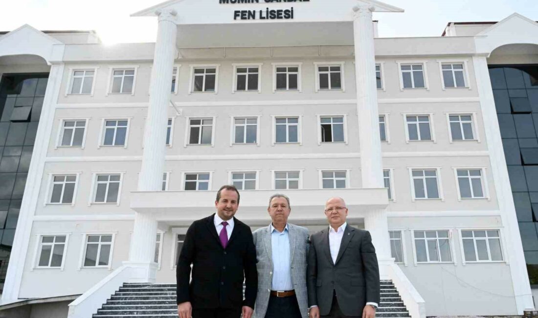 Bursa’nın 7’nci fen lisesinde eğitime geri sayım başladı HAYIRSEVER İŞ İNSANI MÜMİN CANBAZ TARAFINDAN YAPTIRILAN MÜMİN CANBAZ FEN