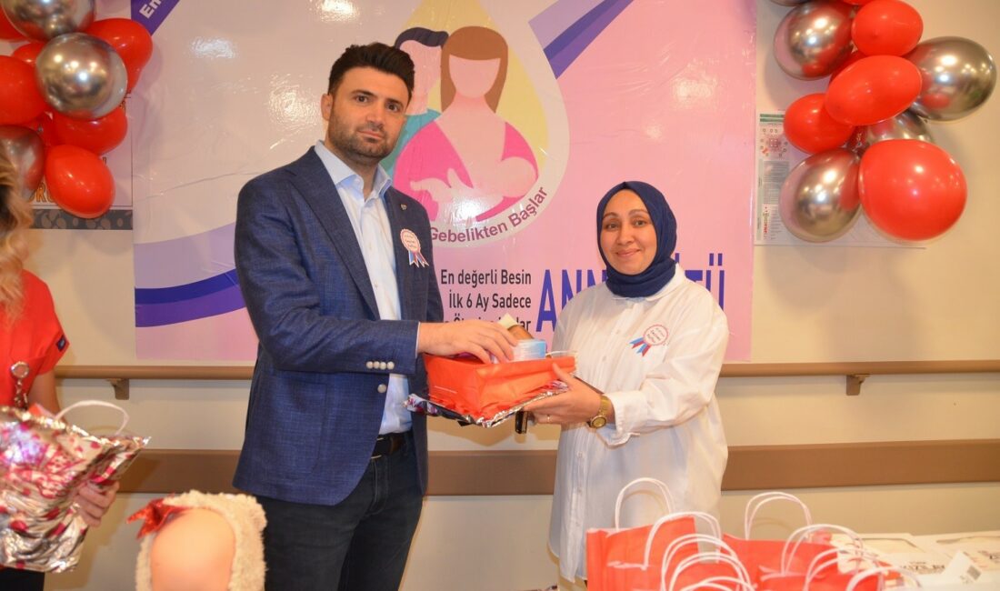 Bursaspor Başkanı Enes Çelik’ten anne sütüne destek BURSA İL SAĞLIK MÜDÜRLÜĞÜ VE BURSASPOR KULÜBÜ, 1-7 EKİM EMZİRME