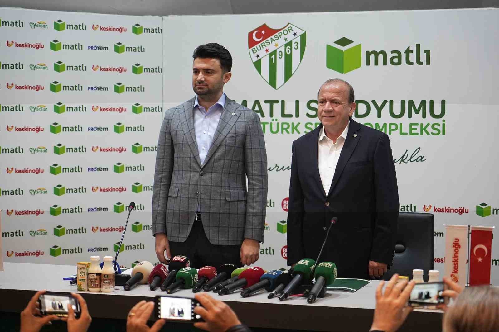 BURSASPOR FUTBOL TAKIMININ MAÇLARINI OYNADIĞI STADYUMUN YENİ İSMİ, ATATÜRK SPOR