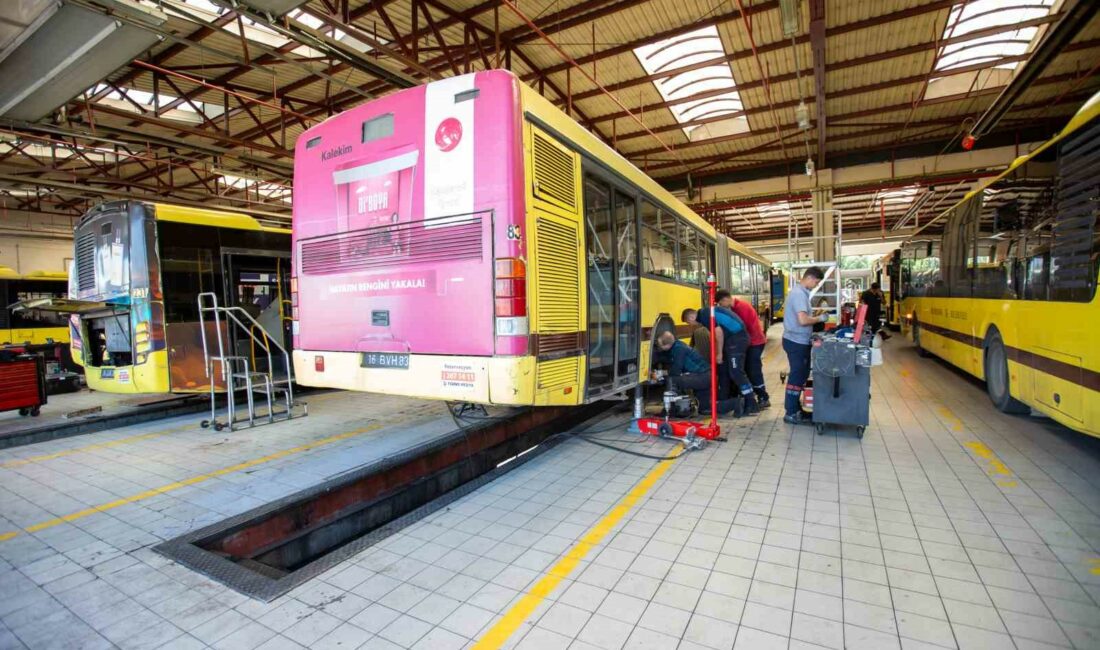 BURULAŞ’tan yılda 23 milyon lira tasarruf sağlayan hamle BURSA BÜYÜKŞEHİR BELEDİYESİ’NİN ULAŞIM ŞİRKETİ BURULAŞ, BAKIM VE ONARIM ÇALIŞMALARINI