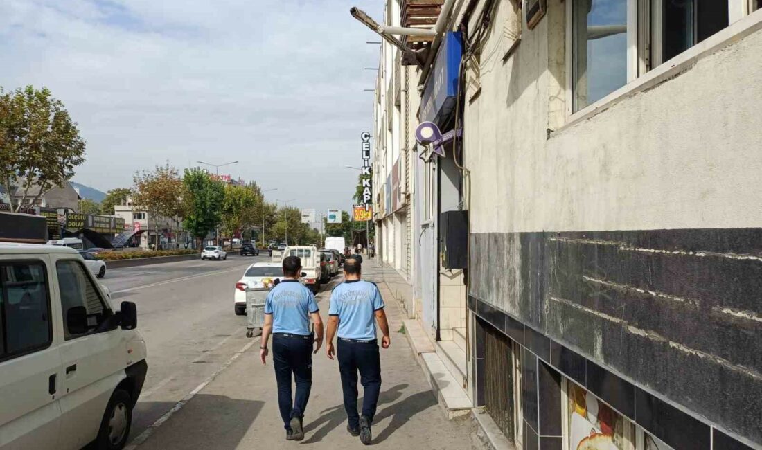 BURSA BÜYÜKŞEHİR BELEDİYESİ ZABITA DAİRESİ BAŞKANLIĞI’NA BAĞLI EKİPLER, ULUBATLI HASAN