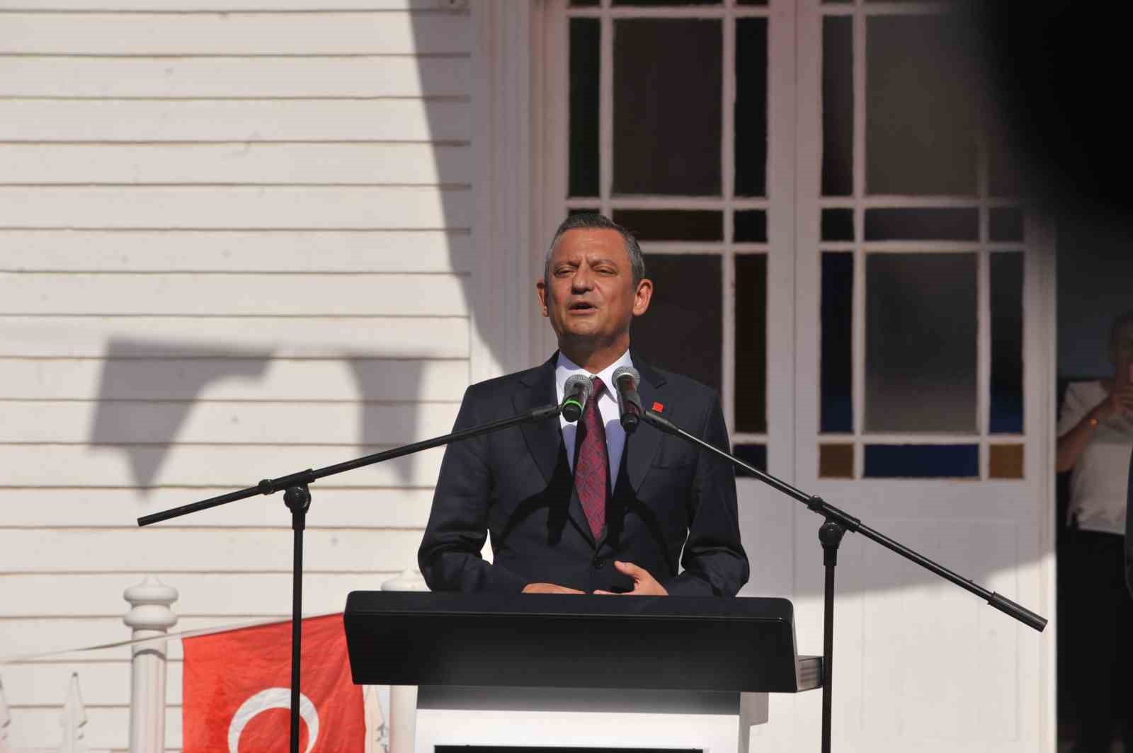 CUMHURİYET HALK PARTİSİ GENEL BAŞKANI ÖZGÜR ÖZEL, “31 MART SEÇİMLERİNDE