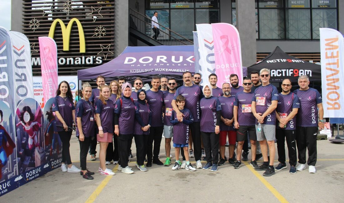 Doruk Sağlık Grubu, spora desteğini sürdürüyor 11. EKER I RUN KOŞUSU'NUN ANA SPONSORU DORUK SAĞLIK GRUBU,