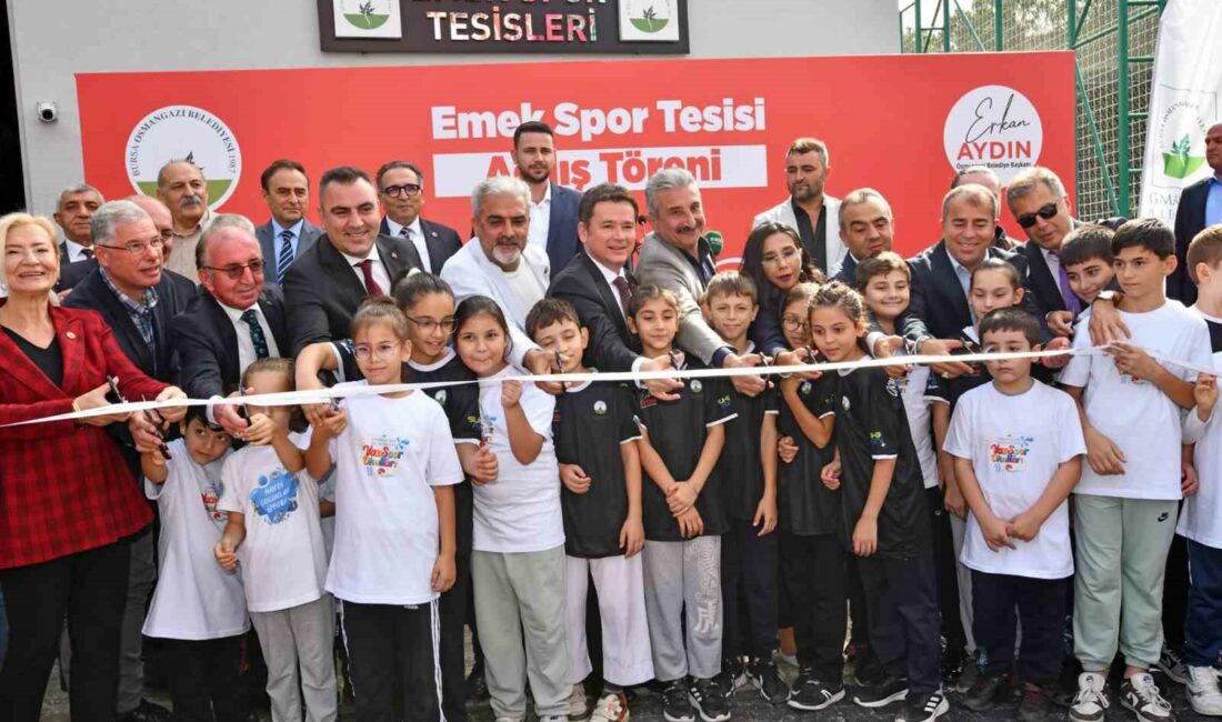 Emek Spor Tesisi hizmete açıldı OSMANGAZİ’Yİ SPORUN BAŞKENTİ YAPMA HEDEFİYLE YATIRIMLARINA DEVAM EDEN OSMANGAZİ BELEDİYESİ,