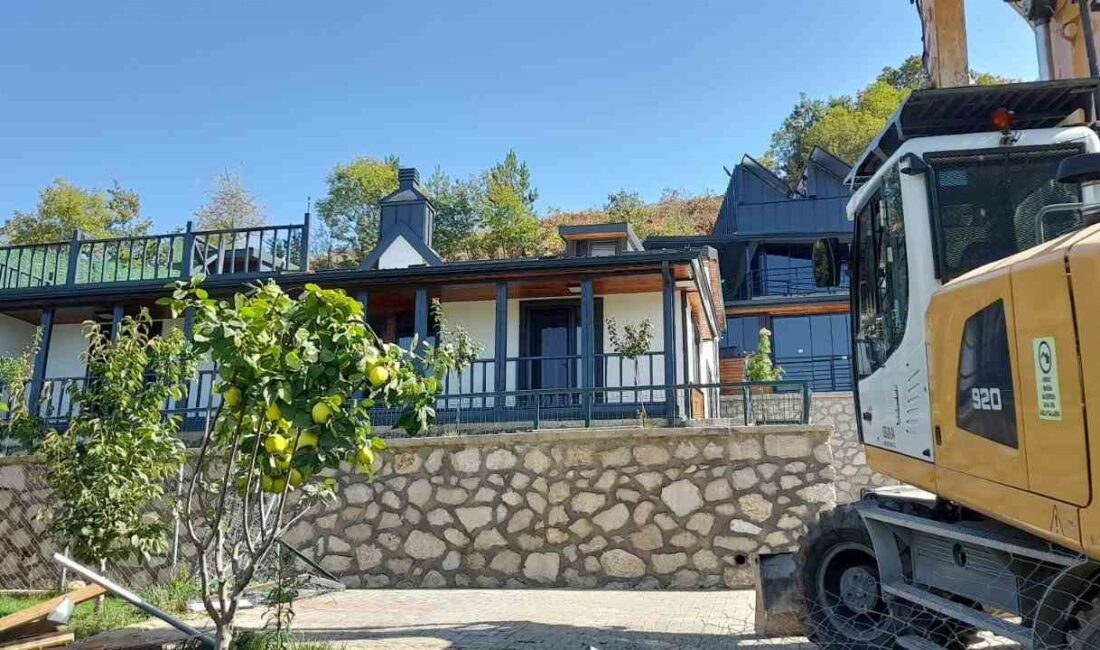 OSMANGAZİ BELEDİYESİ, ULUDAĞ ETEKLERİNDE YER ALAN GÖKÇEÖREN MAHALLESİ’NDE İMARA AYKIRI