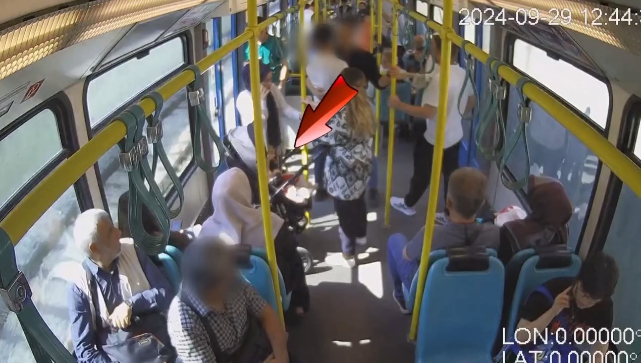 BURSA’DA METRODA YOLCULAR ARASINDA ÇIKAN KAVGADAN DOLAYI PANİĞE KAPILAN KADINLARDAN