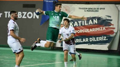 NİLÜFER BELEDİYESPOR ERKEK HENTBOL TAKIMI, TRABZON BÜYÜKŞEHİR BELEDİYESPOR DEPLASMANINDA 40-35