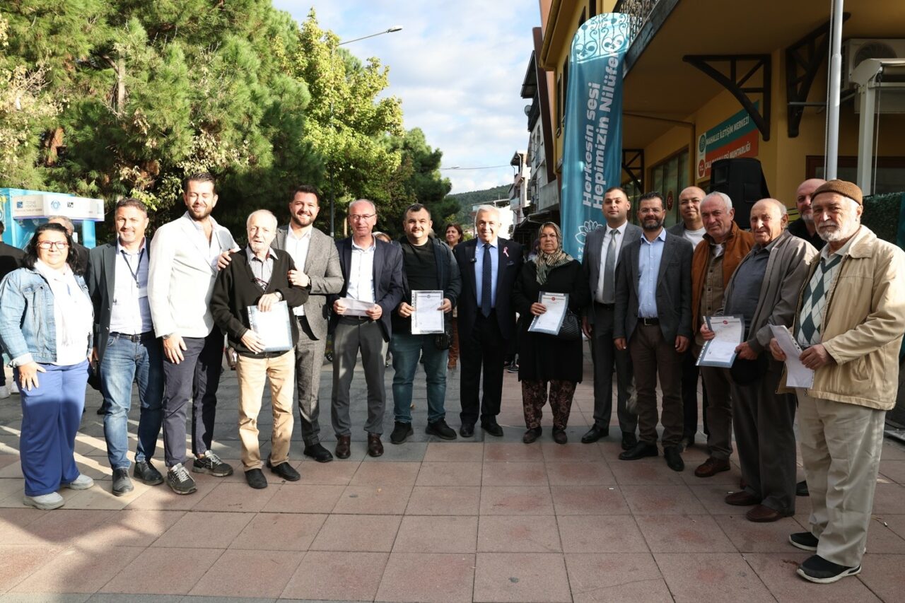 ÇALI MAHALLESİ’NDE TAPU SEVİNCİ