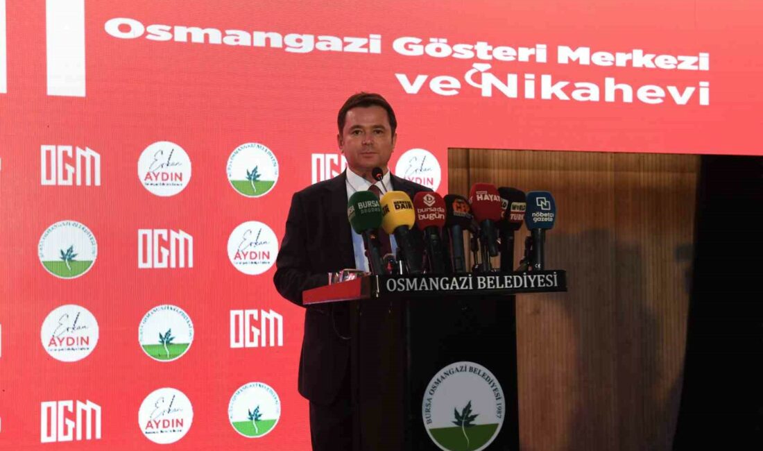 Osmangazi Gösteri Merkezi ve Nikah Evi açıldı OSMANGAZİ’DE KÜLTÜREL VE SANATSAL ETKİNLİKLERİN YENİ ADRESİ OLMASININ YANI SIRA