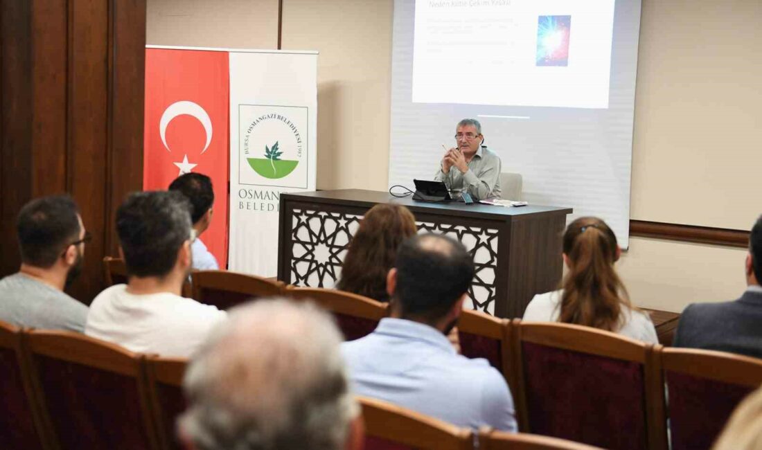 Osmangazi’de bilimi anlaşılır hale getiren buluşmalar BURSA OSMANGAZİ BELEDİYESİ TARAFINDAN ŞADIRVANLI HAN’DA DÜZENLENEN ‘HALKIN BİLİM KÜRSÜSÜ’