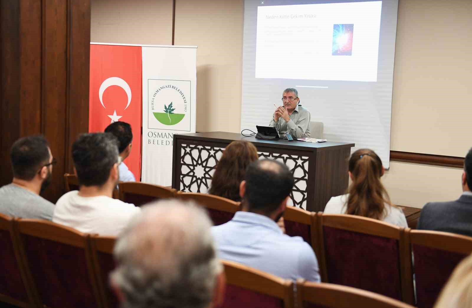 BURSA OSMANGAZİ BELEDİYESİ TARAFINDAN ŞADIRVANLI HAN’DA DÜZENLENEN ‘HALKIN BİLİM KÜRSÜSÜ’