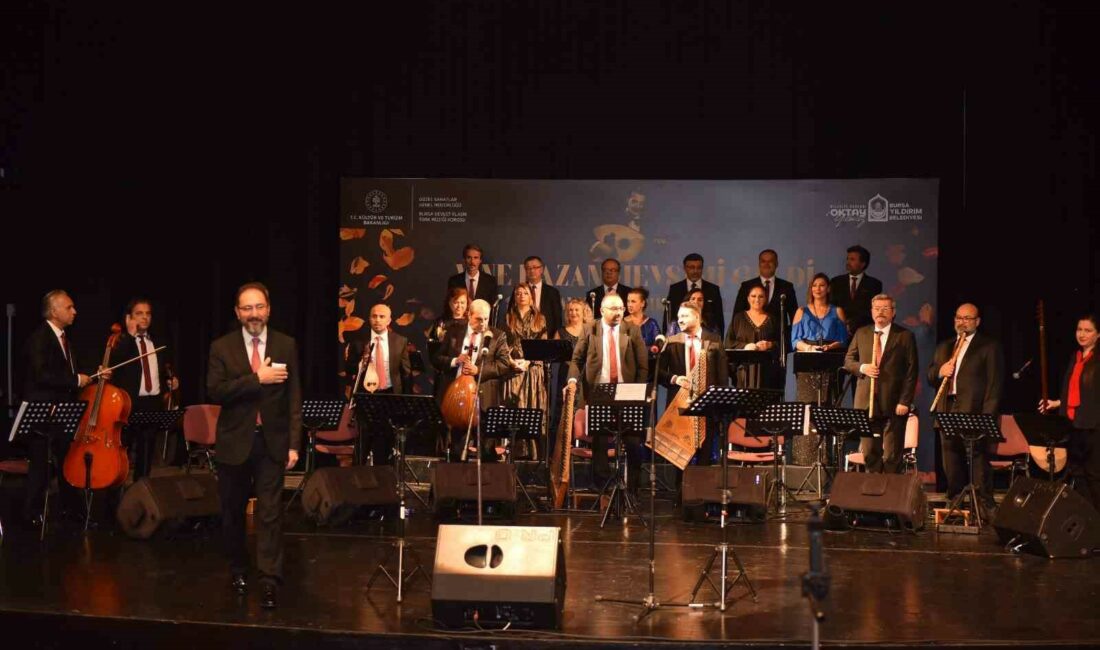 Şekip Ayhan Özışık eserleriyle anıldı BURSA DEVLET KLASİK TÜRK MÜZİĞİ KOROSU, YILDIRIM BELEDİYESİ EV SAHİPLİĞİNDE