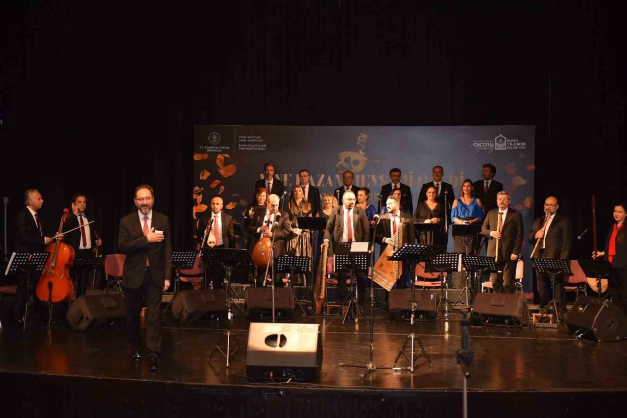 BURSA DEVLET KLASİK TÜRK MÜZİĞİ KOROSU, YILDIRIM BELEDİYESİ EV SAHİPLİĞİNDE