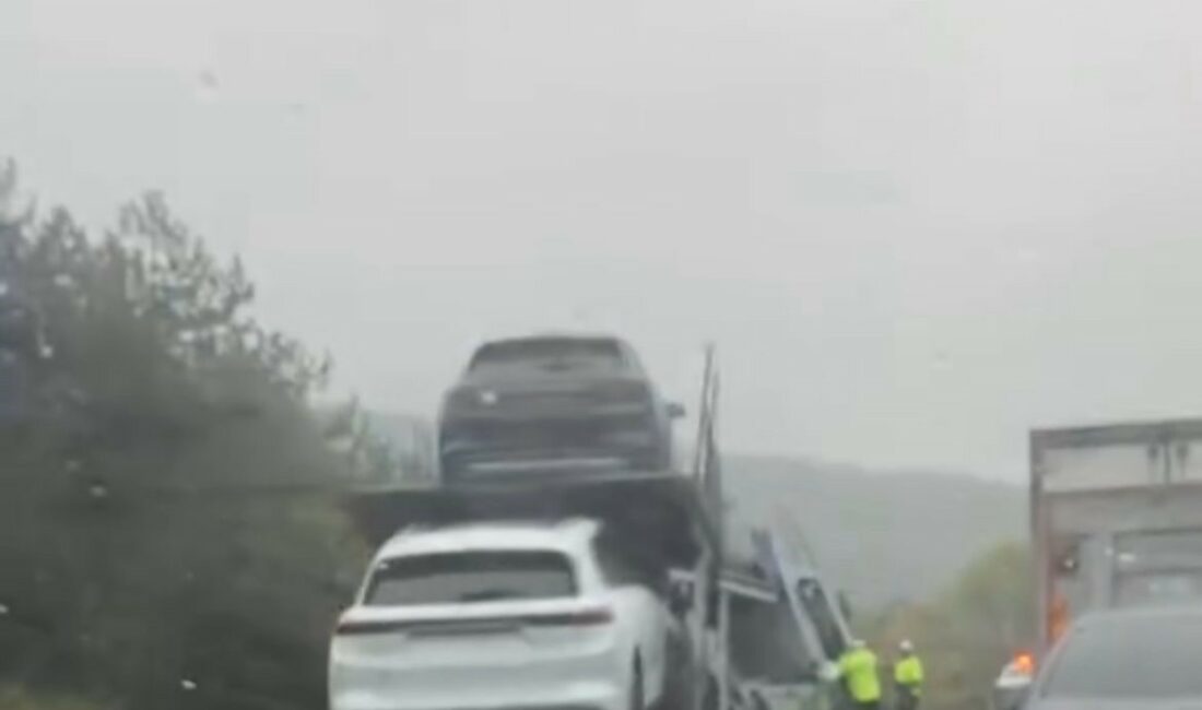 TOGG YÜKLÜ TIR KONTROLDEN ÇIKTI