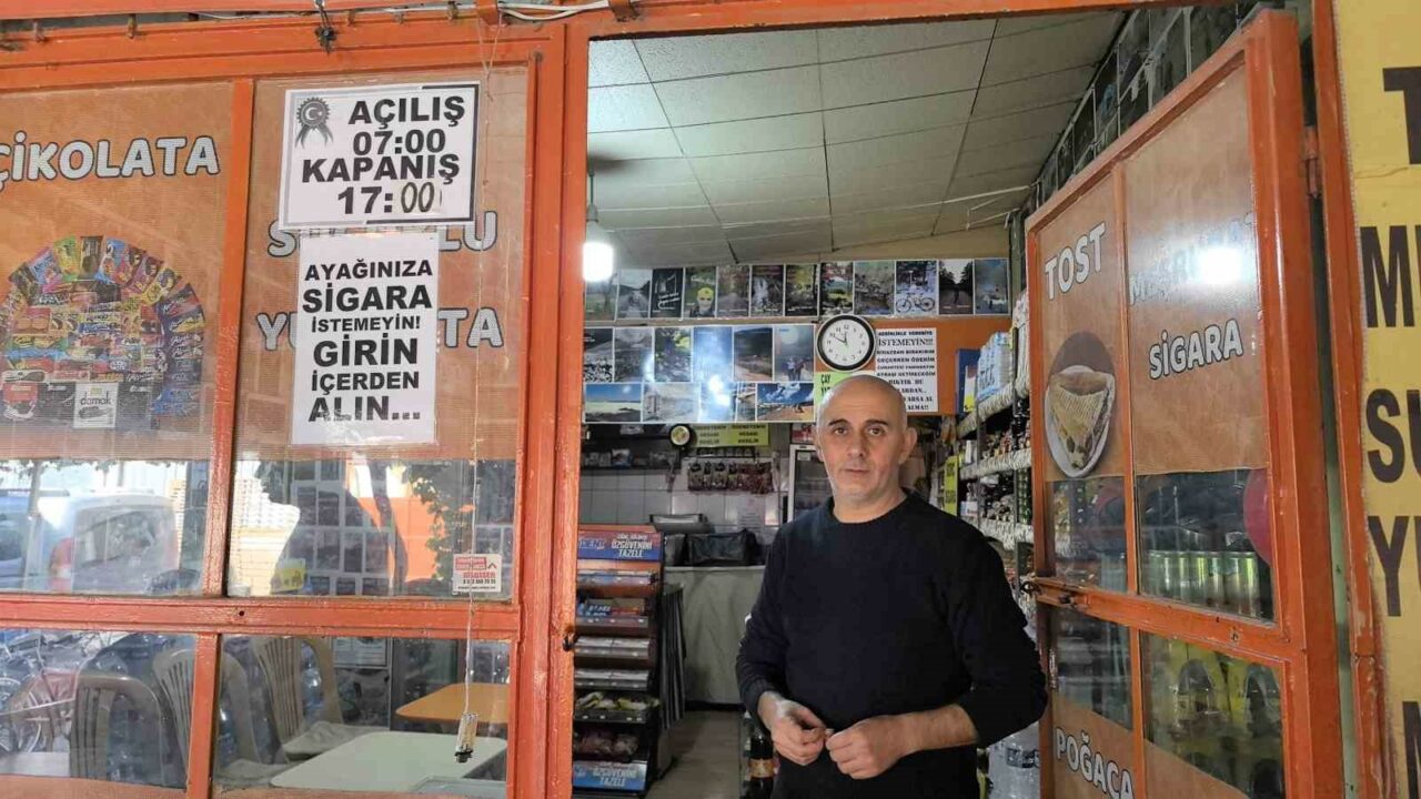 BURSA'NIN İNEGÖL İLÇESİNDE BÜFE İŞLETEN ÖMER CABİR, VERESİYE VERİP GERİ