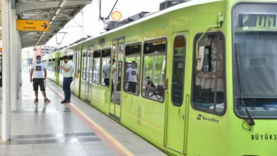 Temelini Cumhurbaşkanı Recep Tayyip Erdoğan'ın attığı BursaRay Üniversite-Görükle hattı tam