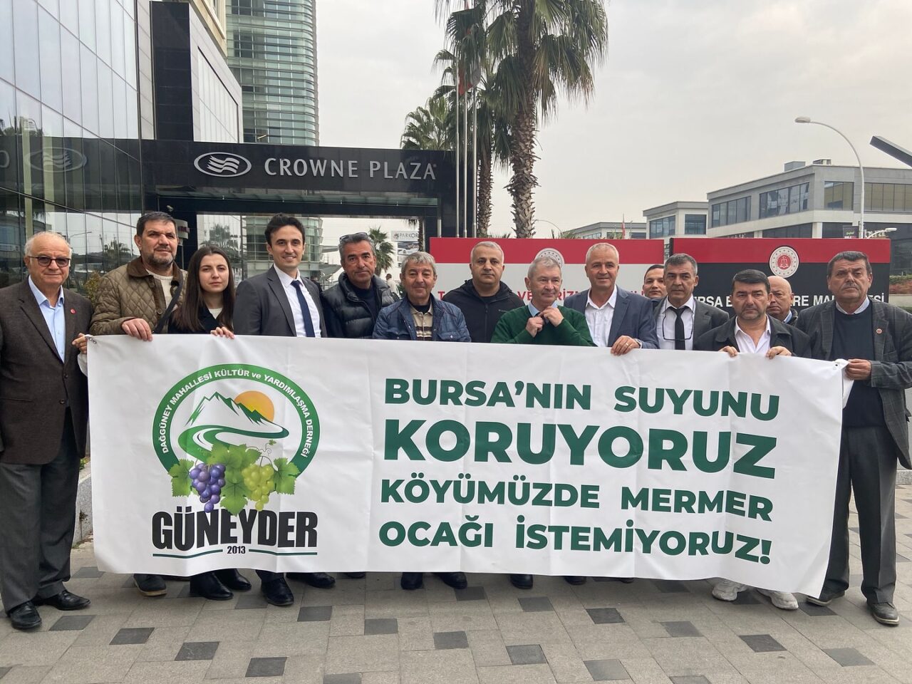 Bursa'da yapımı devam eden Çınarcık Barajı'nı besleyen Kocasu Deresi yakınlarındaki