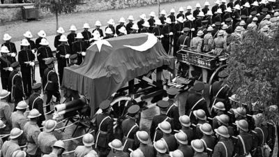 Mustafa Kemal Atatürk’ün naaşının Dolmabahçe Sarayı’ndan Anıtkabir’e yolculuğu…